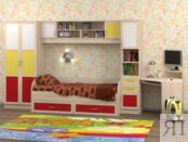 Комплект мебели для детской комнаты фабрики Стиль Белоснежка-2
