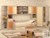 Модульная мебель для детской комнаты фабрики Стиль Гном-1