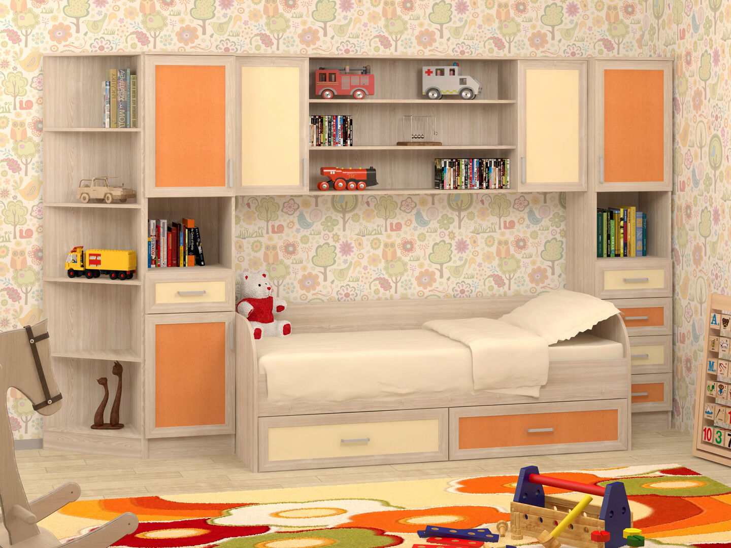 Мебель для детской комнаты для мальчика фабрики Стиль Гном
