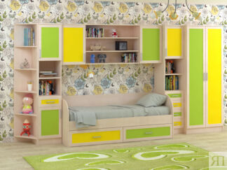 Корпусная мебель для детской комнаты фабрики Стиль Поттер-2