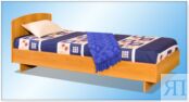 Двухспальная кровать фабрики Стиль из ЛДСП
