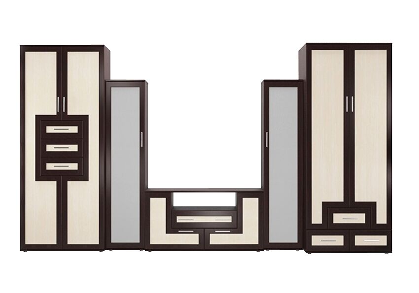 Стенка в гостиную от фабрики Стиль М-5 s1234 фото 1