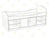 Кровать для ребенка односпальная фабрики Стиль Бэби Стиль КР-1