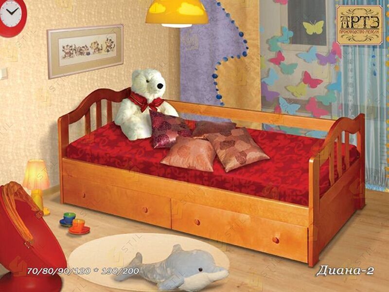 Кровать детская односпальная фабрики Стиль Диана