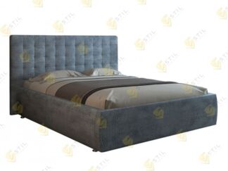 Кровать двуспальная с мягкой спинкой фабрики Стиль Фидес