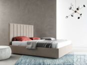 Кровать двуспальная с тканевой обивкой фабрики Стиль Эстепона 160
