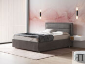 Кровать двуспальная с мягкой обивкой фабрики Стиль Аузония 160