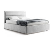Кровать двуспальная с мягкой обивкой фабрики Стиль Аузония 180