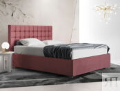 Кровать двуспальная с мягкой обивкой фабрики Стиль Мелета 160