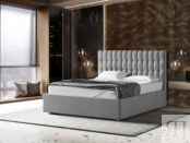 Кровать двуспальная с мягкой обивкой фабрики Стиль Эльмирия 180
