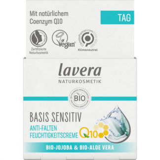 LAVERA Увлажняющий БИО крем для лица с коэнзимом Q10 Basis Sensitiv 50 мл