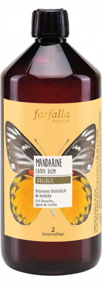 Farfalla Mandarine Увлажняющий гель для душа 1 л фото 1