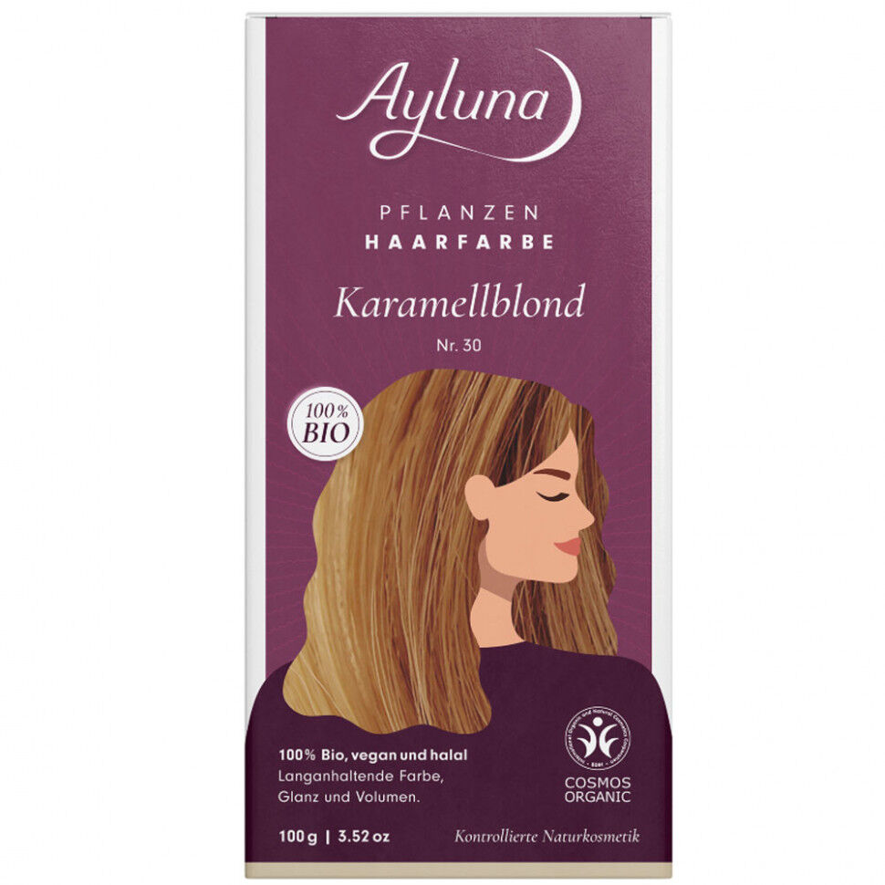 Ayluna Растительная краска для волос Карамельный блонд 100 г