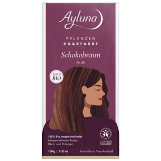 Ayluna Растительная краска для волос Шоколадно-коричневый 100 г