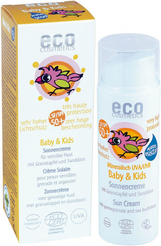 ECO-Cosemtics Детский солнцезащитный крем SPF 50+ 50 мл