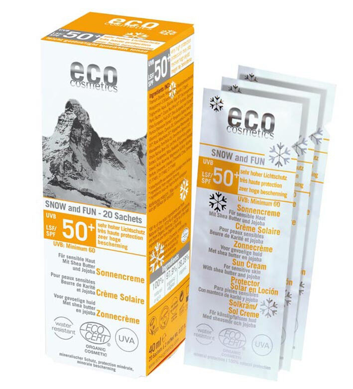 ECO-Cosmetics Солнцезащитный крем SNOW and FUN SPF 50+ 40 мл