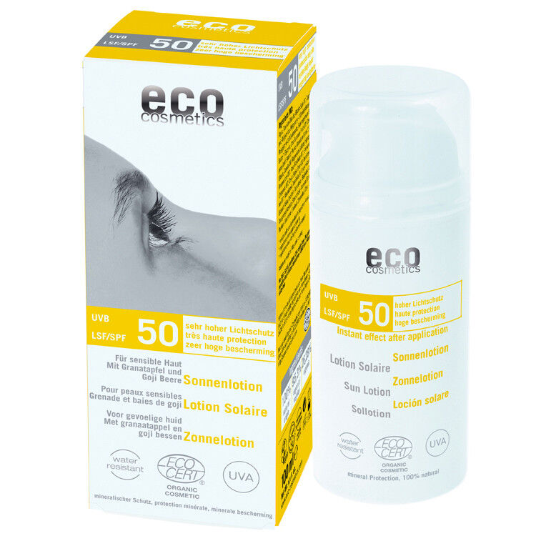 ECO-Cosmetics Солнцезащитный лосьон водостойкий SPF 50 100 мл
