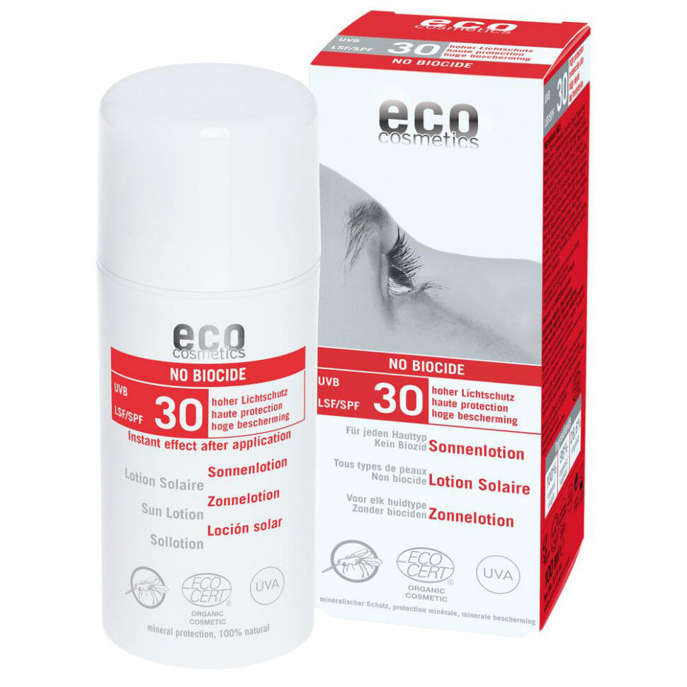 ECO-Cosmetics Солнцезащитный лосьон SPF 30 с защитой от насекомых 100 мл