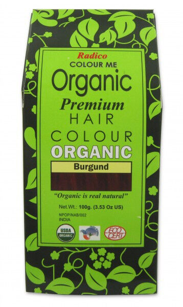 Radico Органическая краска для волос Бургунди (красный рубин) 100 г