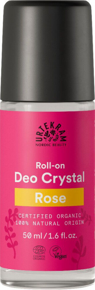 URTEKRAM Дезодорант кристалл с розой 50 мл