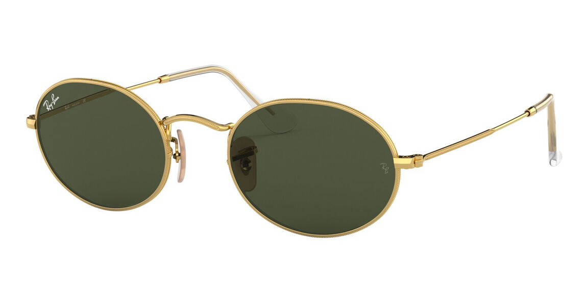 Солнцезащитные очки унисекс Ray-Ban 3547 Oval Metal 001/31 фото 1