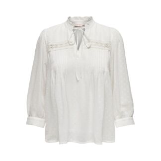 Блузка Струящаяся рукава 34 L белый