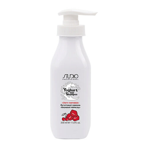 KAPOUS Йогуртовый шампунь для волос «Вишнёвый мармелад» Studio Professional