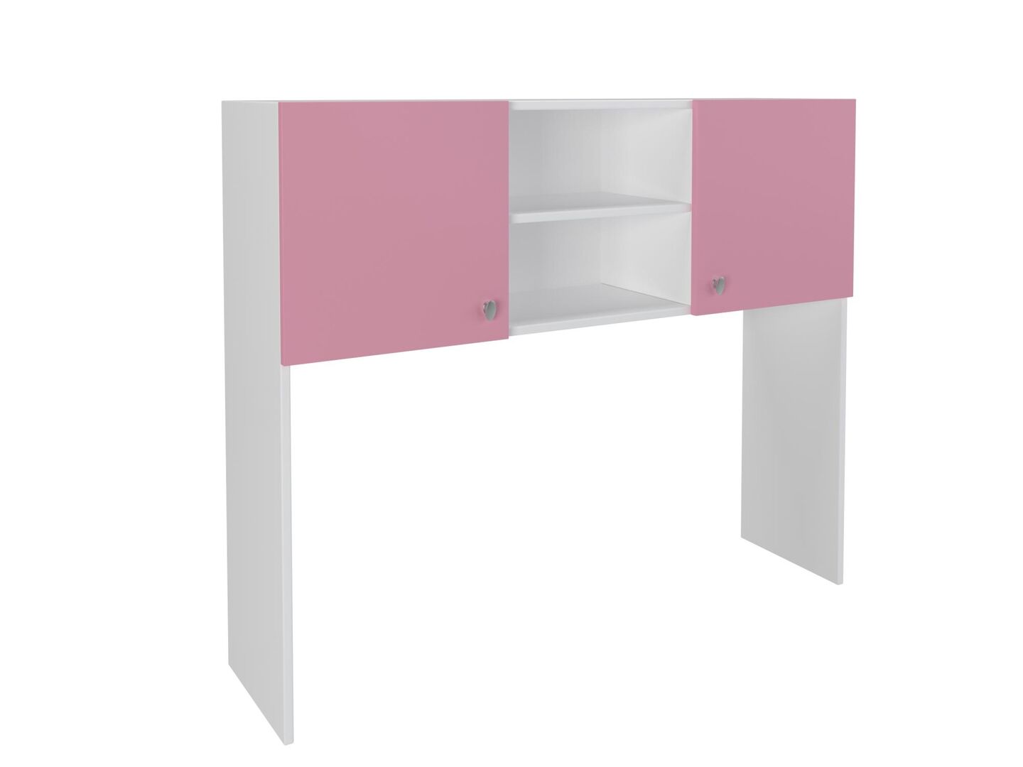 Надстройка стола Белый/Розовый