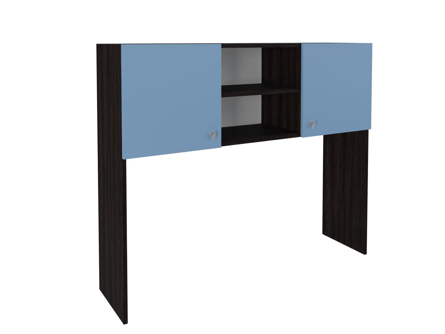 Надстройка стола Венге/Голубой