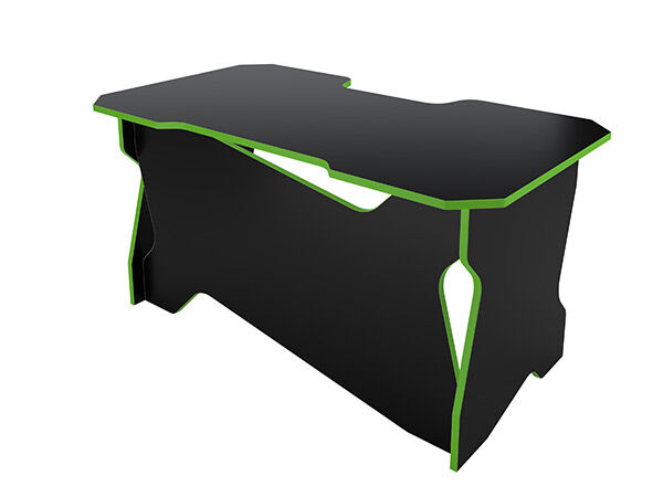 Игровой компьютерный стол RVG Черный/Салатовый 160