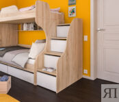 Детская Мамбо (кровать 2-х яр. + лестница + стол + шкаф) Столплит