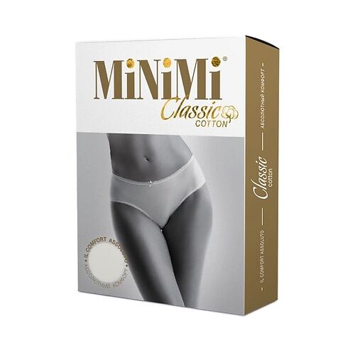 MINIMI BO222 Трусы женские Slip Midi Bianco 0