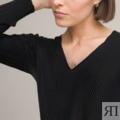 Пуловер С V-образным вырезом 34/36 (FR) - 40/42 (RUS) черный