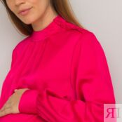 Блузка Для периода беременности с воротником-стойкой длинными рукавами 42 (