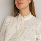 Блузка Для периода беременности с английской вышивкой 42 (FR) - 48 (RUS) бе