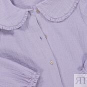 Блузка С длинными рукавами газовая хлопчатобумажная ткань 12 лет -150 см ро