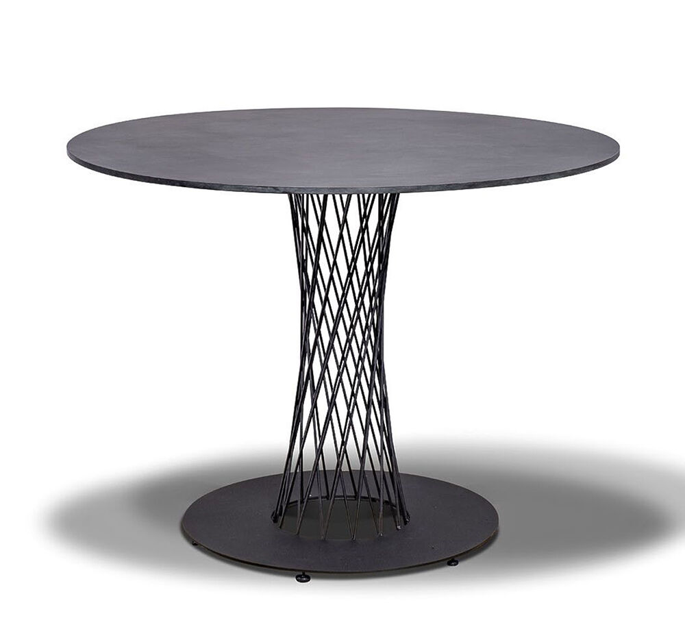 Обеденный стол из HPL Диего 120 серый гранит 4sis