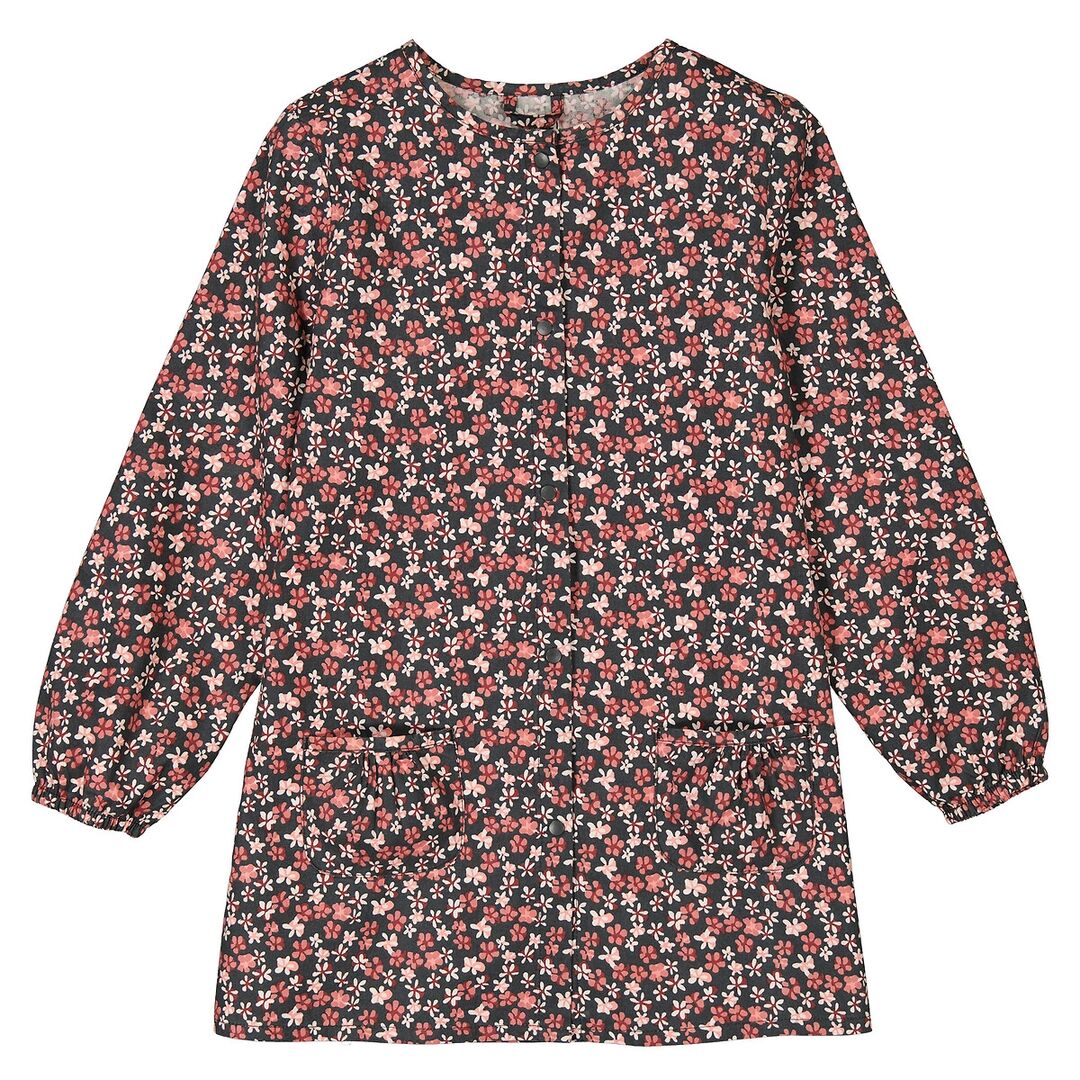 Блузка С цветочным принтом 9 лет - 132 см серый