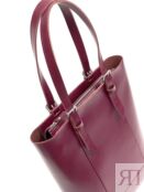 Женская кожаная сумка-шоппер сангрия A014 sangria ZIPPER