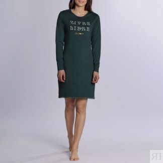 Сорочка Из модала Vivre S зеленый