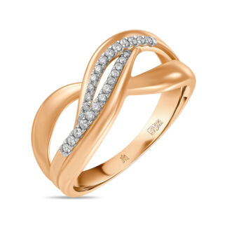 Золотое кольцо c бриллиантами артикул 3568767