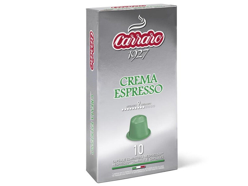 Капсулы Carraro Crema Espresso 10шт стандарта Nespresso фото 1