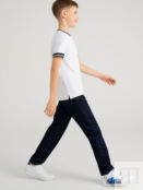 Брюки текстильные джинсовые для мальчиков School by PlayToday