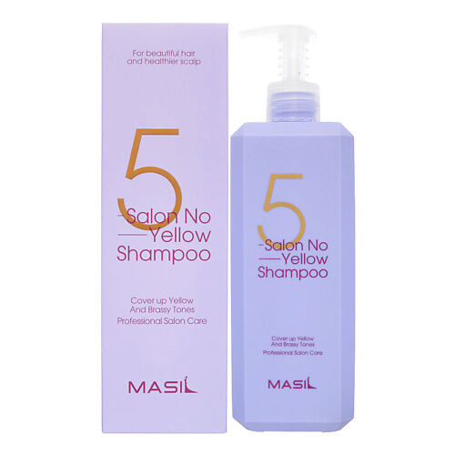 MASIL Тонирующий шампунь против желтизны 5 Salon No Yellow Shampoo 500