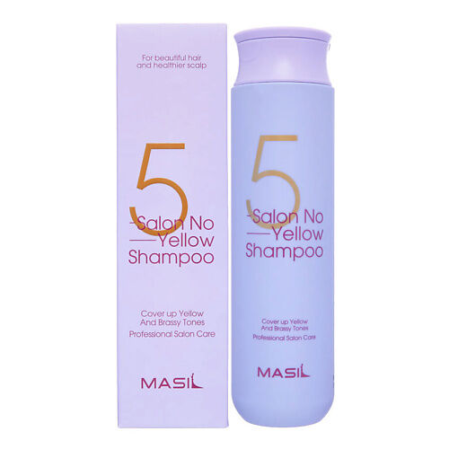 MASIL Тонирующий шампунь против желтизны 5 Salon No Yellow Shampoo 300
