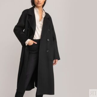Пальто Из шерстяного драпа 34 (FR) - 40 (RUS) черный