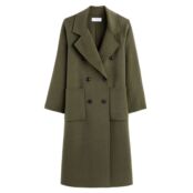 Пальто Из шерстяного драпа 40 (FR) - 46 (RUS) зеленый