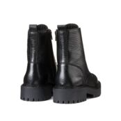 Ботинки Из кожи на низком каблуке изготовлены в Европе 40 черный