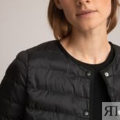 Куртка Стеганая легкая с круглым вырезом на кнопках 38 (FR) - 44 (RUS) черн