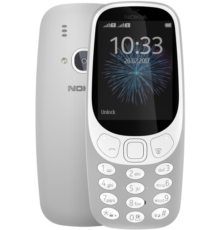 Сотовый телефон Nokia 3310 2017 (TA-1030) Grey фото 1